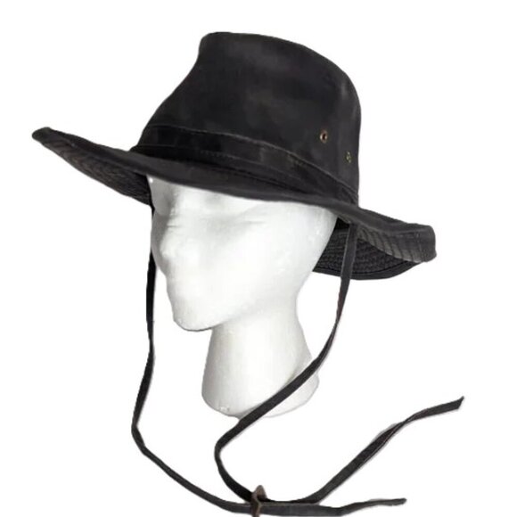 Waterproof DPC Dorfman Pacific Co. Hat Brimmed Fedora Outback Safari Fishing - Picture 1 of 9